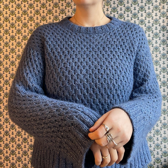 Easy Honeycomb Sweater - Pullover