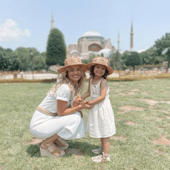 

Gänseblümchen-Boater-Hut
1