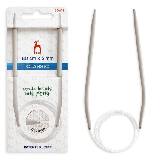 Rundstricknadel Classic - 80 cm - Pony