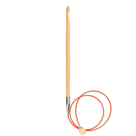 

Tunesische Bambushäkelnadel mit Seil – 50 cm - Hobbii
1