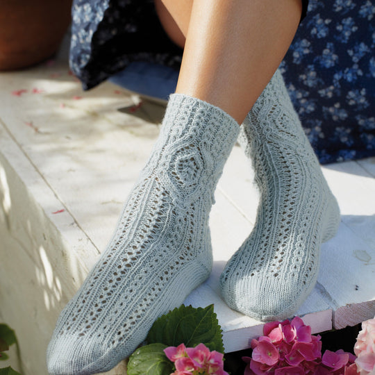 Socken mit Rautenmuster - R0013