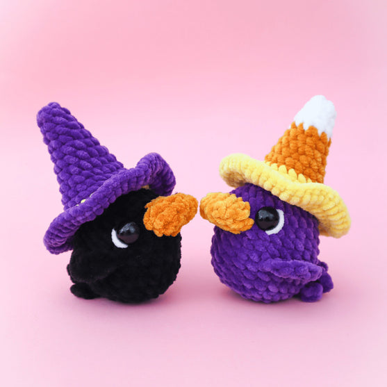 

Krähen mit wenig Nähen
1