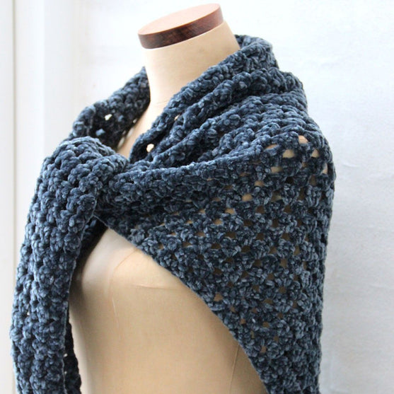 

Granny Schal Bohème Velvet "Double"
2