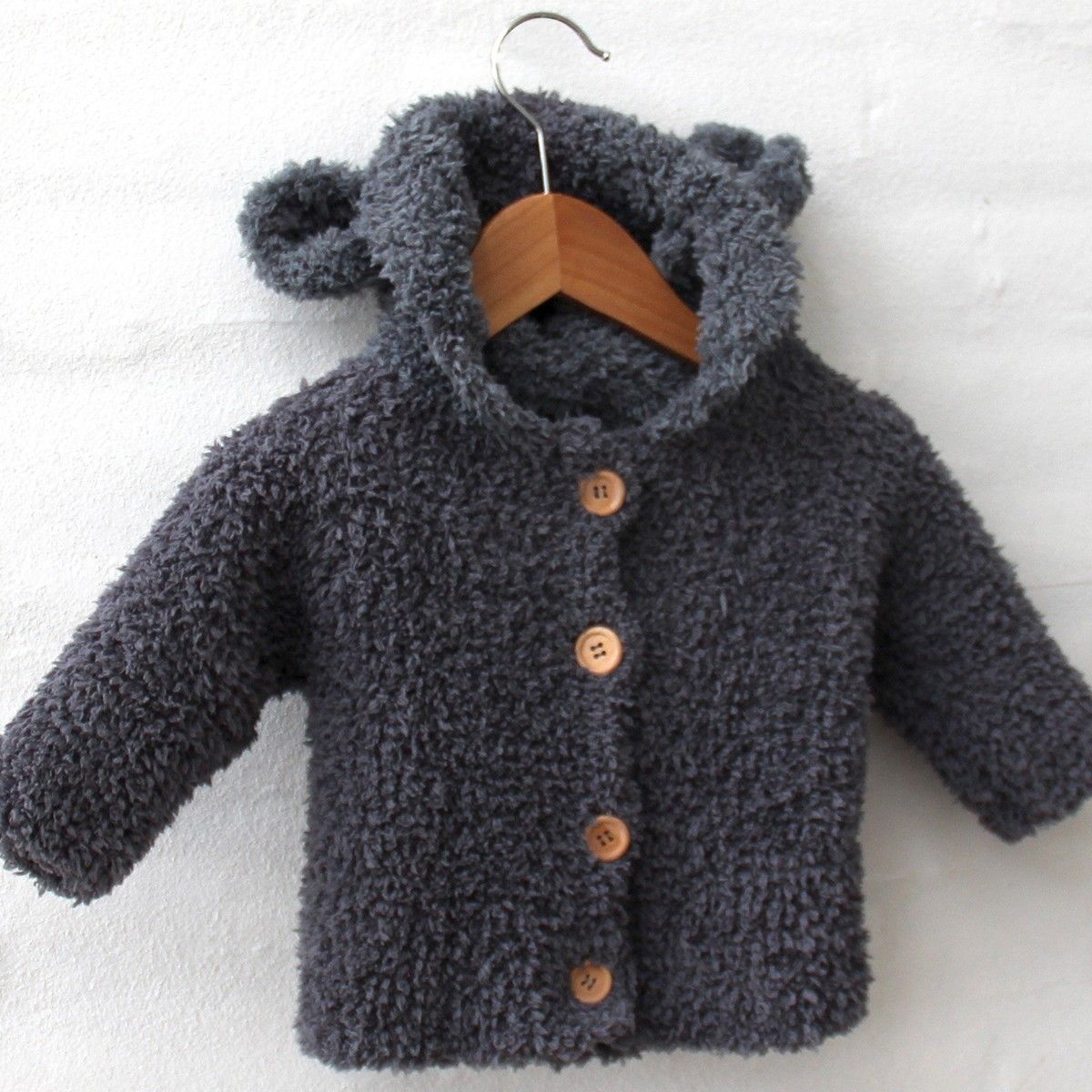 Häkeln Kapuzenjacke Teddy Kuschelige Teddy-Jacke 01/21 #1B BurdaStyle