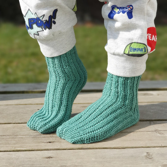 Easy Breezy Ribbing Socks - Kinderstrümpfe