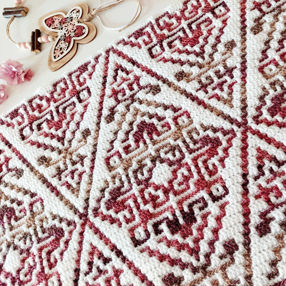 

Aztecana - Decke Mosaik-Häkeln
5