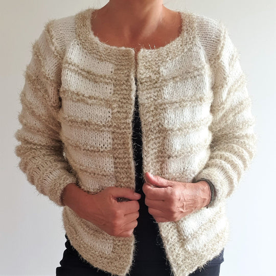 Fluffy Stripes - Jacke