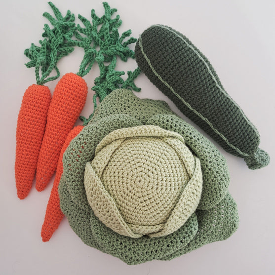 

Gemüse - Kohl, Karotten und Zucchini
1