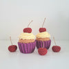 

Cupcakes mit Kirschen
1