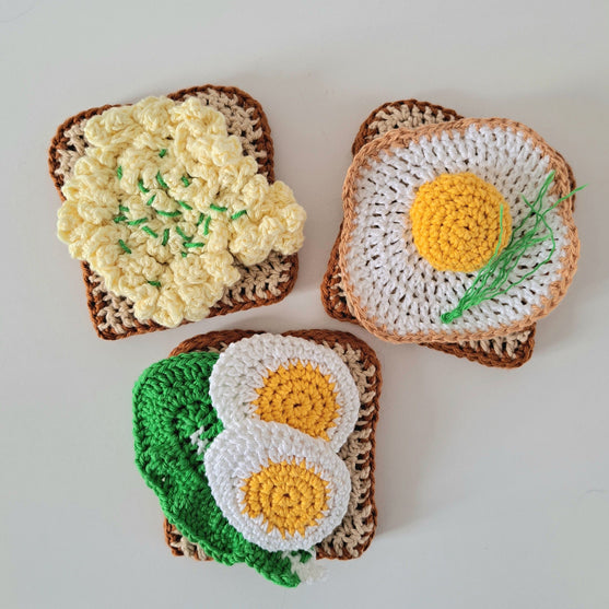 

Eier auf Toast - 3 Arten
1