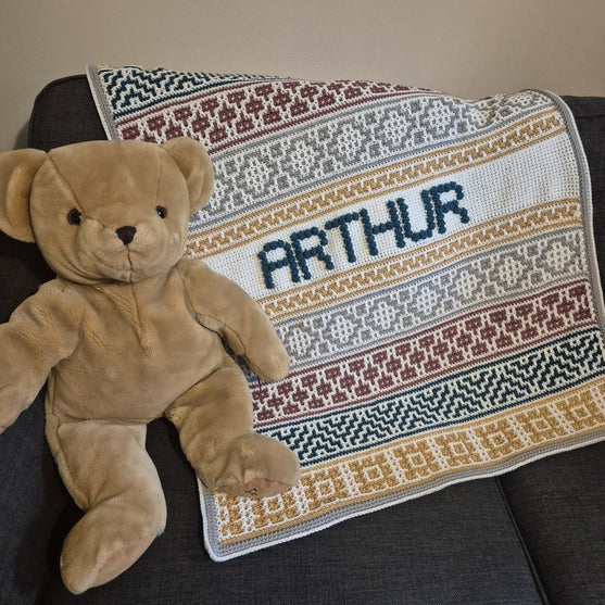 

Lullaby Name Mosaic - Personalisierte Babydecke
1