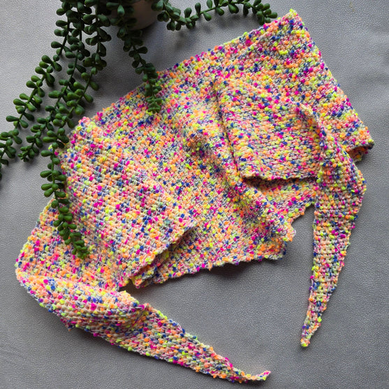 

Candy Moss Stitch - Schal
4