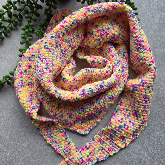 

Candy Moss Stitch - Schal
5