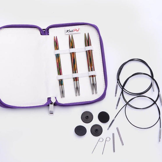 

Symfonie Starter Set mit austauschbaren Rundstricknadeln - KnitPro
1