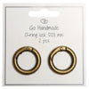 

O-Ring-Verschluss - Rund - 28 mm - Go Handmade
1