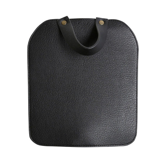 Taschenklappe mit Magnetknopf - Schwarz/Bronze - Go Handmade