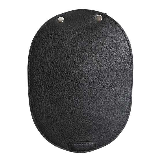 

Taschenklappe für Metallverschluss - Schwarz/Silber - Go Handmade
5