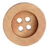 

Holzknöpfe - Round Groove - Hell - Go Handmade
4