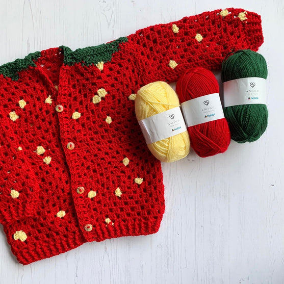 

Strawberry - Kinder Cardigan
3