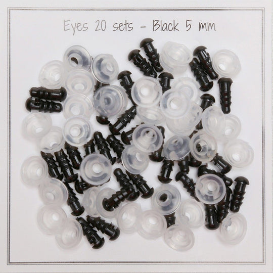 Sicherheitsaugen - 5 mm - Go Handmade