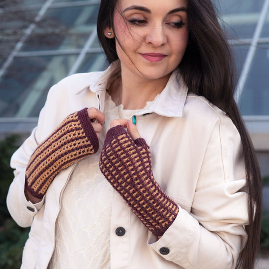 Kaleidoskope - Fingerlose Handschuhe