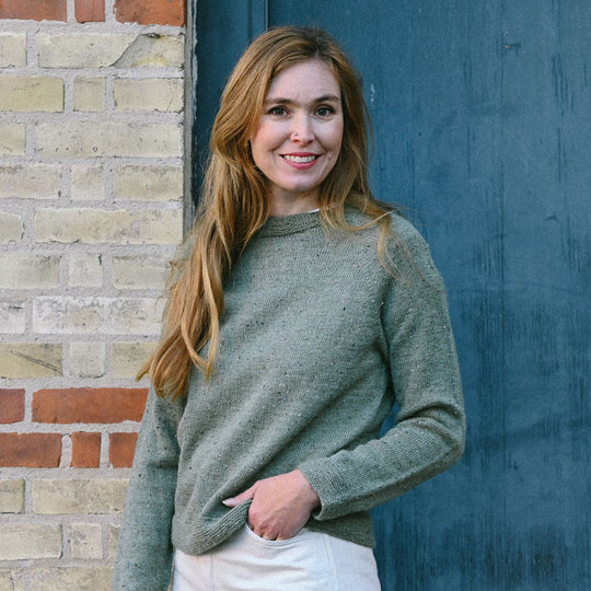 Mette Tweed - Topdown Pullover