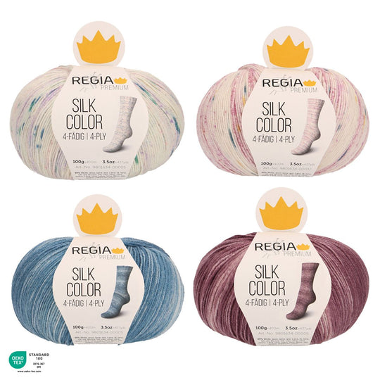 Regia Premium Silk Color 4-fädig - Regia