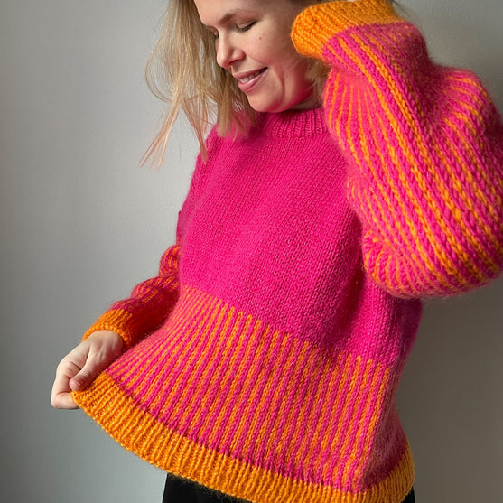 

Easy Colour Mix Sweater - Pullover
1