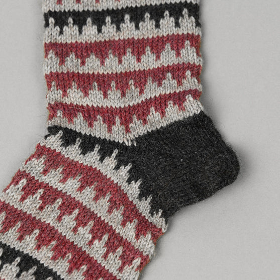 

Socken im Jacquardmuster
5