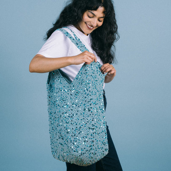 

Summer Breeze Sparkle - Strandtasche
3