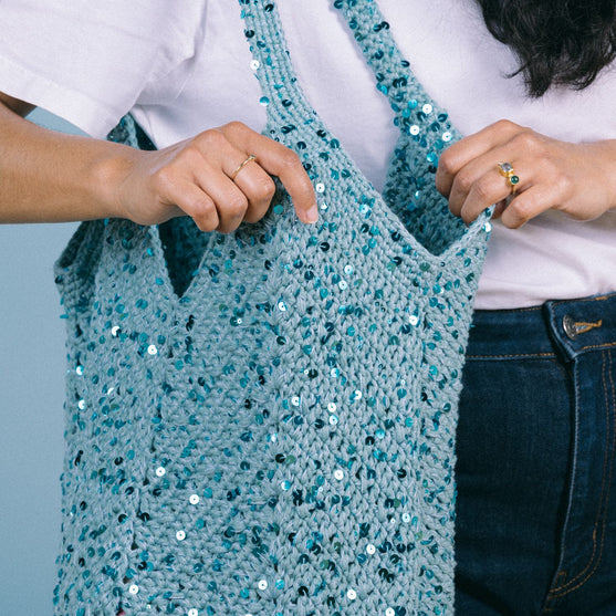 

Summer Breeze Sparkle - Strandtasche
6