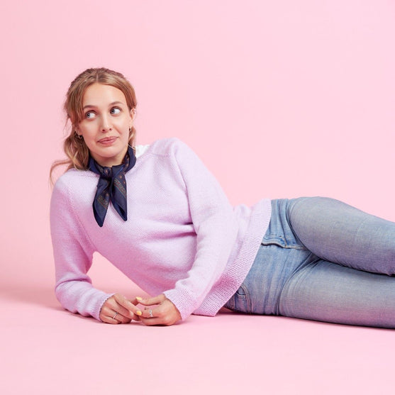 

Bente - Top-down Pullover
1