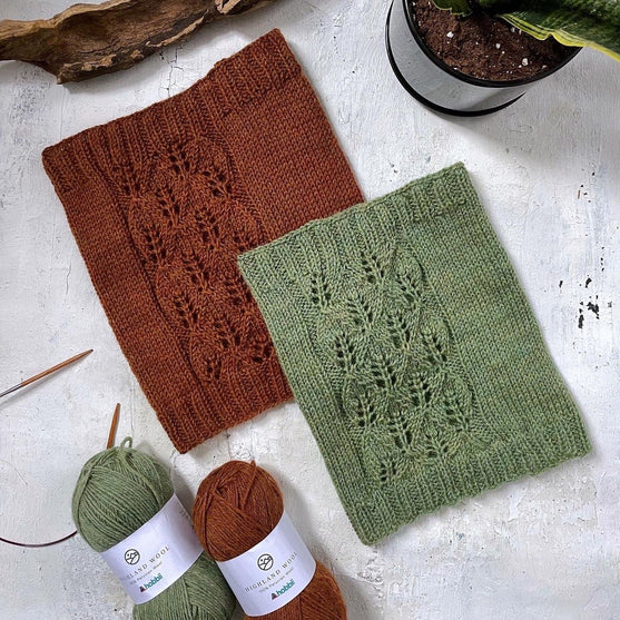 

Lilac Leaf - Schlauchschal
1