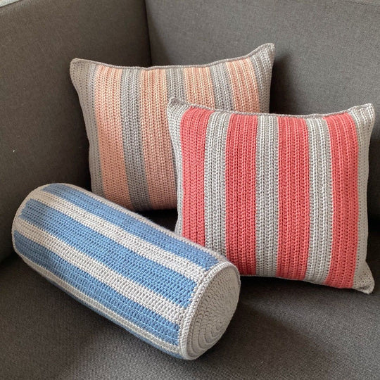 Cotton Stripes Kissenrolle