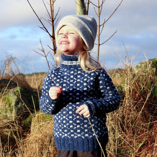 463-15 Kinderpullover Islender