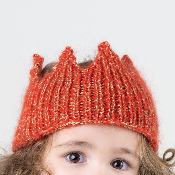 

Knitted Crown - Stirnband
3