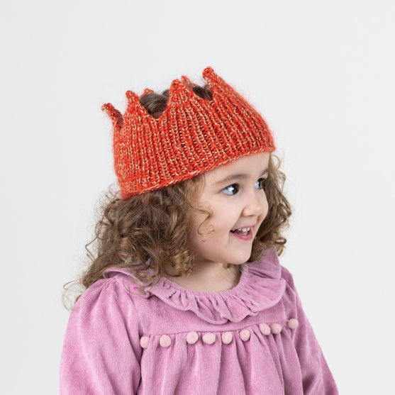 

Knitted Crown - Stirnband
4