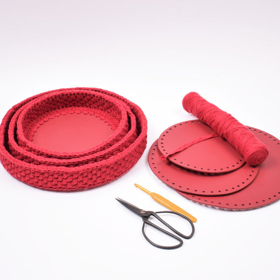 

Dekorative Tabletts mit rundem Lederboden - Weihnacht
8