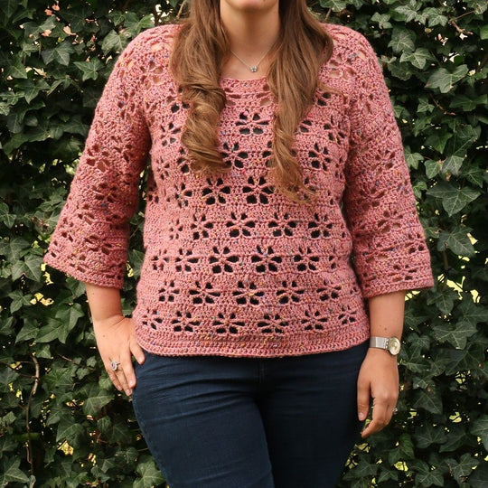 Fleur - Lace Pullover