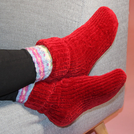 Sofasocken - Gestrickte Socken