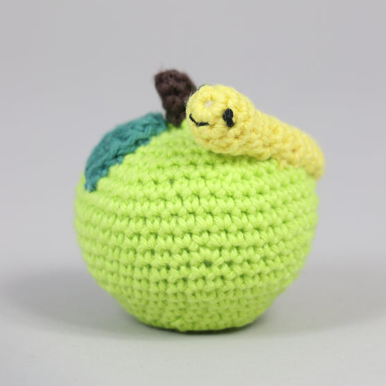 

Apfel mit Wurm
1