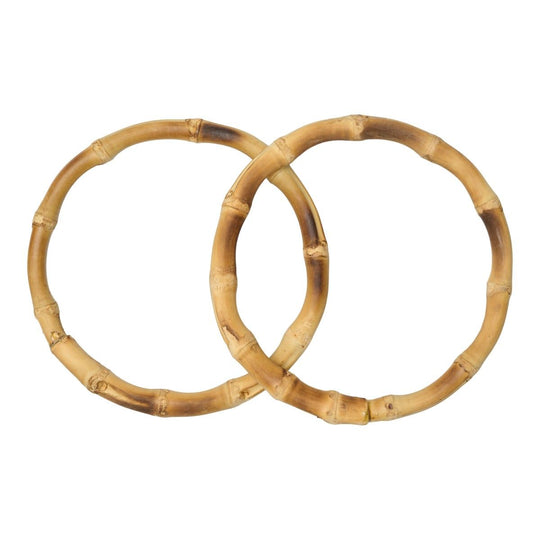 Taschengriffe aus Bambus - Rund - Hobbii