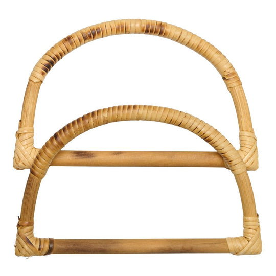 Taschengriffe aus Bambus - D-Form - Hobbii