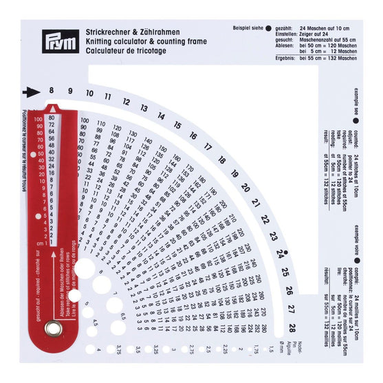 

Strickrechner - Prym
1