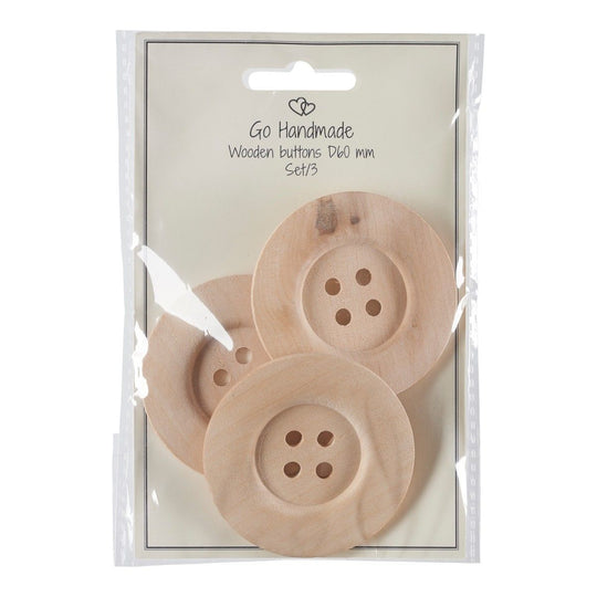 Große Holzknöpfe - Go Handmade