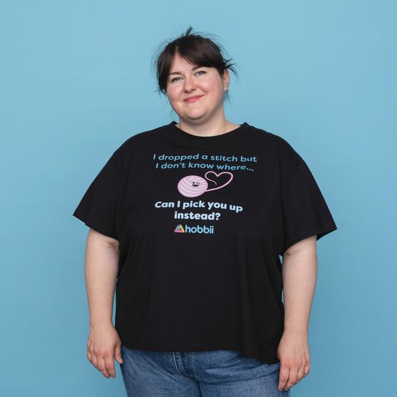 

Dropped A Stitch T-shirt - Yarniis (Limited Edition) - Hobbii
4