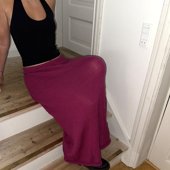 

A-förmiger Maxirock - Maxirock mit niedriger Taille
1