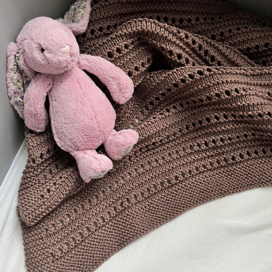 Easy Spring Blanket - Babydecke