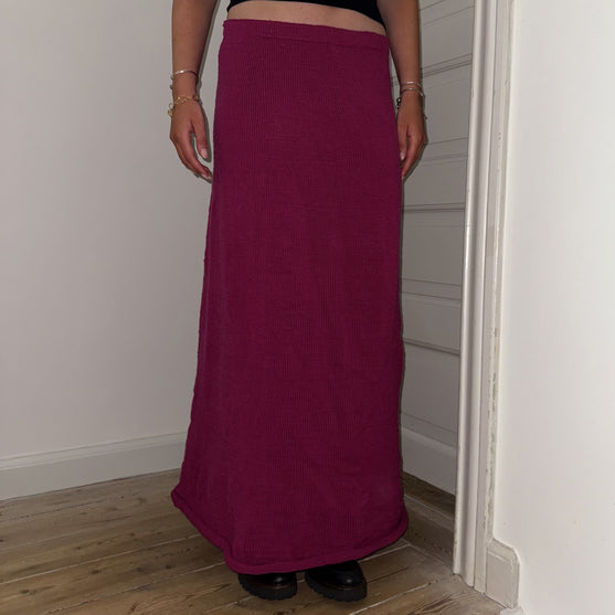 

A-förmiger Maxirock - Maxirock mit niedriger Taille
4