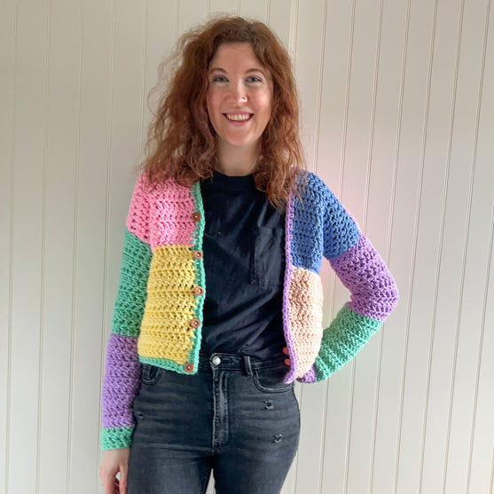 

Pastel Patches - Cardigan
2